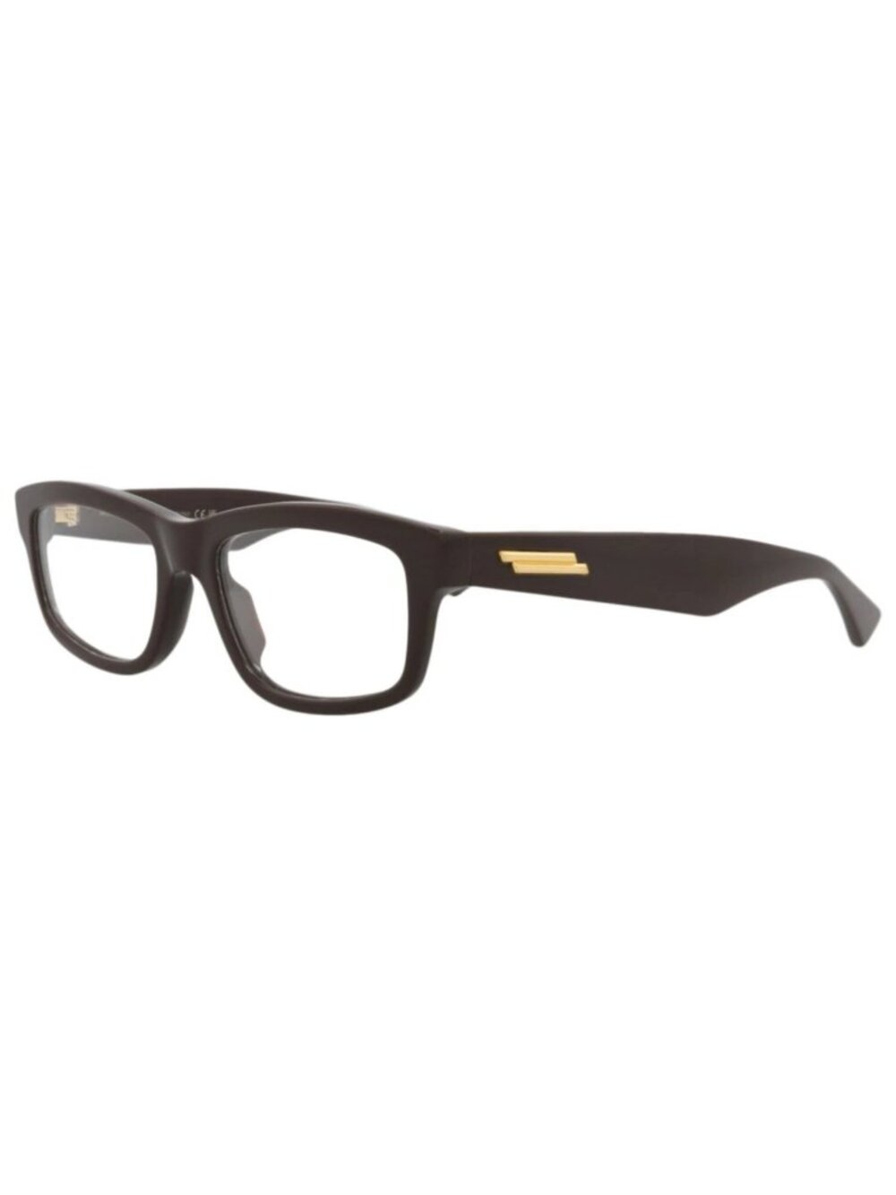 New Bottega Veneta Women's Eyeglasses Square Rectangle Acetate Frame Mens Brown